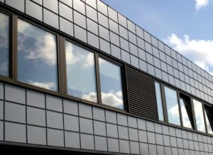 Полупрозрачное противопожарное окно из алюминиевого профиля / серия FRM1153